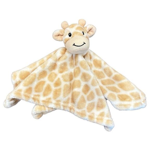 HB Plush Giraffe Lovey Security Blanket 14x14 - Picture 1 of 12